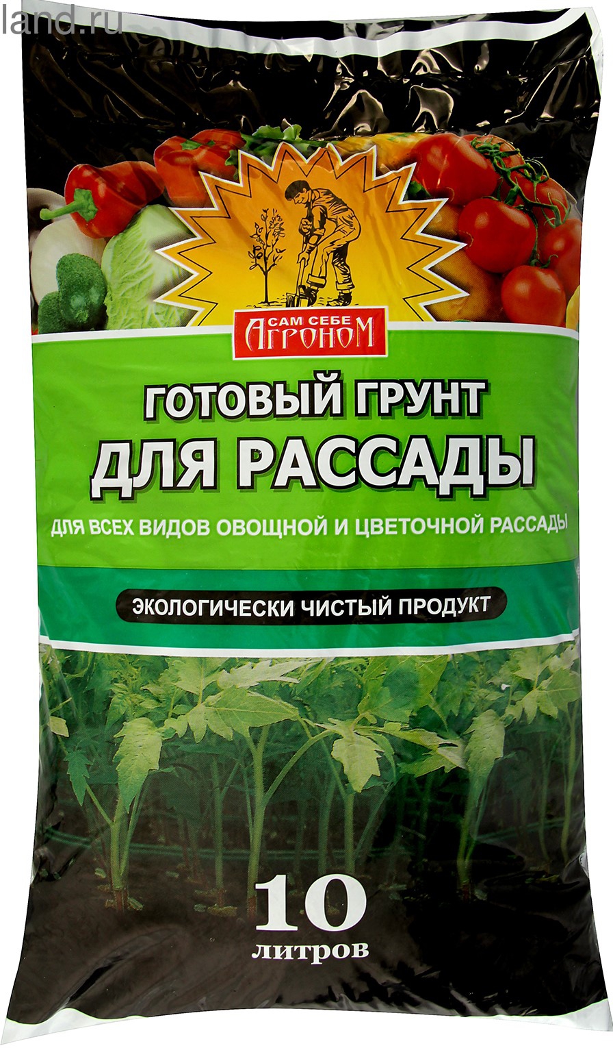 Грунт Агроном для рассады 10л - Стилобат стройцентр